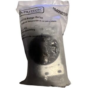 Utilitech Flushmount Range Outlet 0409859 50A-125V/250V 14-50R~NEW~